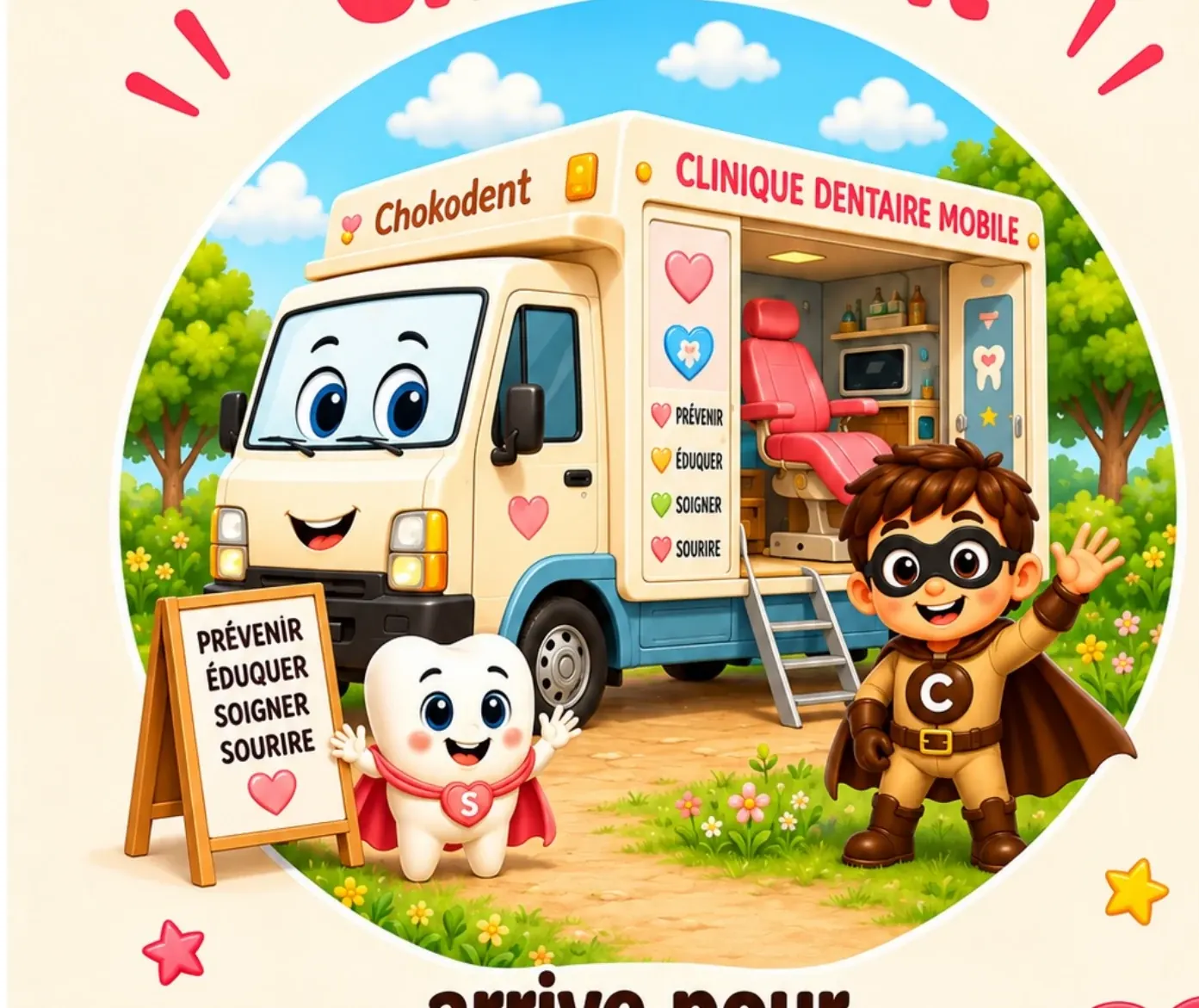 Le camion mobile CHOKODENT