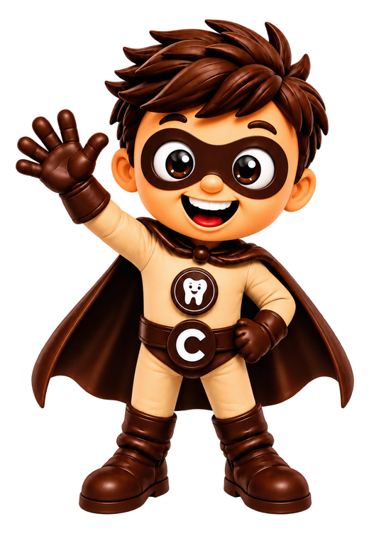 Captain Smile prêt pour la mission sourire